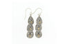 Samuel B EARRING RAQUEL EARRINGS SILVER AND GOLD