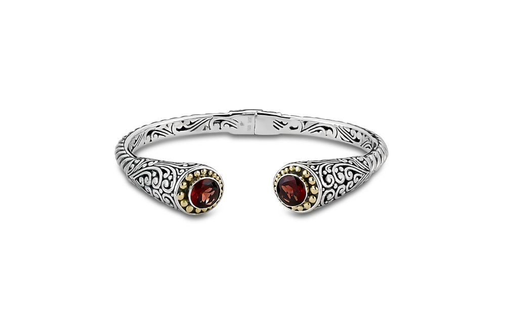 Ratai Bangle- Garnet