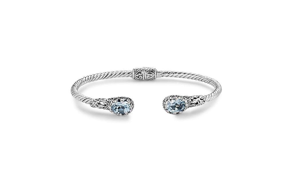 Samuel B. BANGLE Raung Bangle- Blue Topaz Blue Topaz