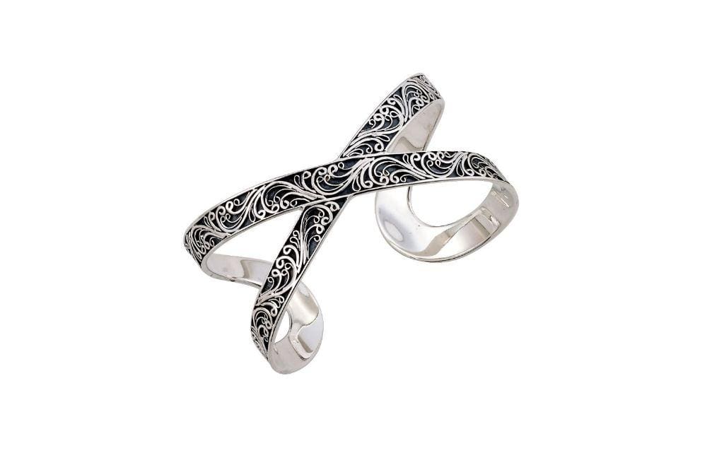 Samuel B BANGLE Roche Bangle Silver
