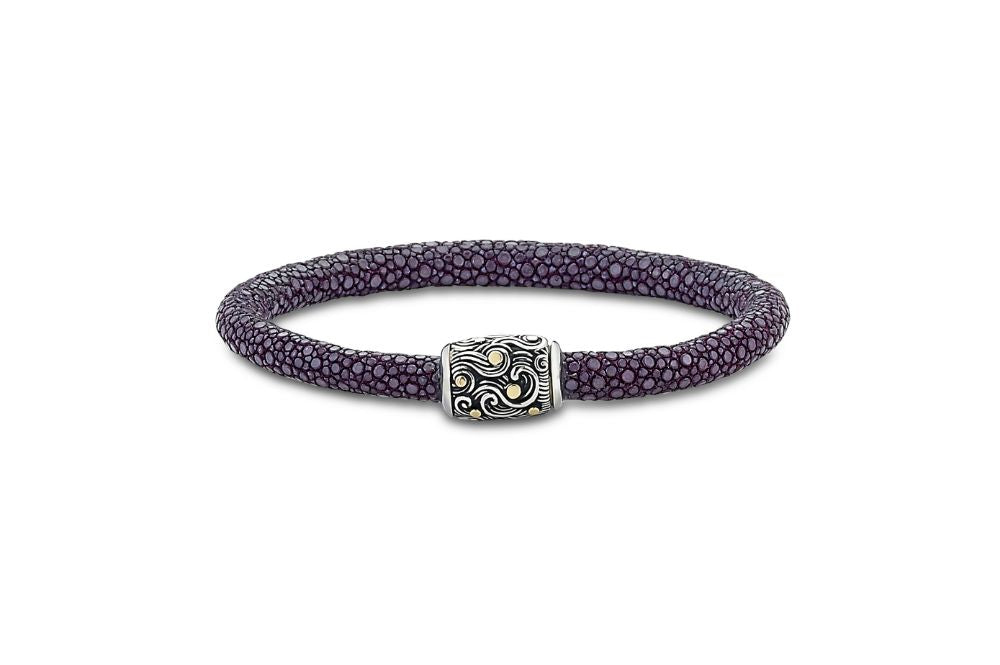 Ranu Bracelet- Lavender Stingray