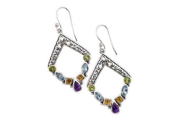 Samuel B. EARRING Riviera Filigree Earrings Multi