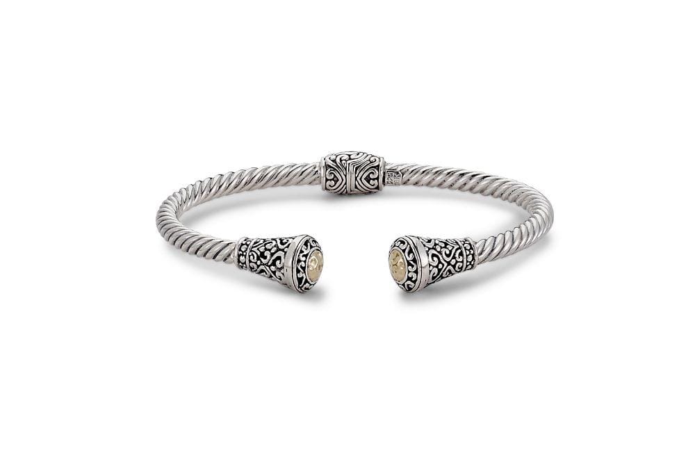 Samuel B. BANGLE Sakala Bangle- Silver And Gold Silver And Gold