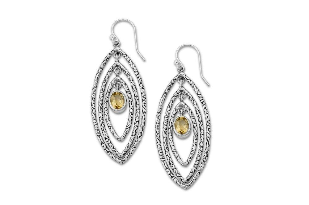 Samuel B. EARRING Samaya Earrings- Citrine Citrine