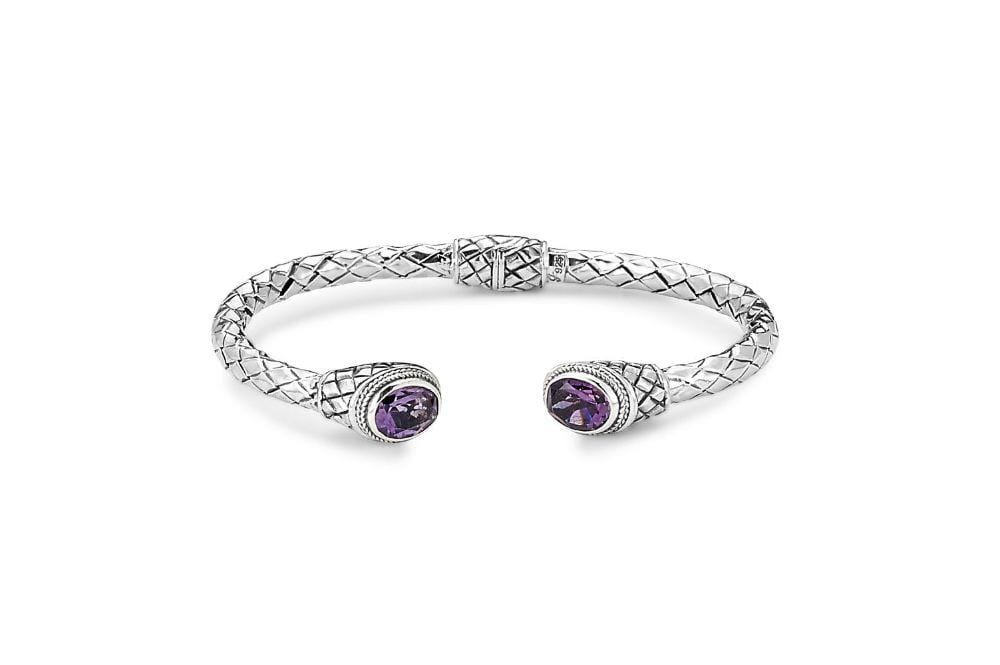 Samuel B. BANGLE Sanur Bangle- Amethyst Amethyst