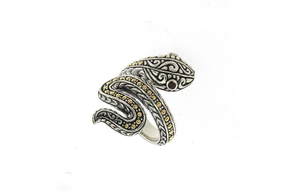 Samuel B RING Scarlet Serpent Ring Garnet / 5
