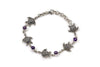 Samuel B. BRACELET Sea Turtle Strand Bracelet- Amethyst Amethyst