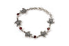 Samuel B. BRACELET Sea Turtle Strand Bracelet- Garnet Garnet