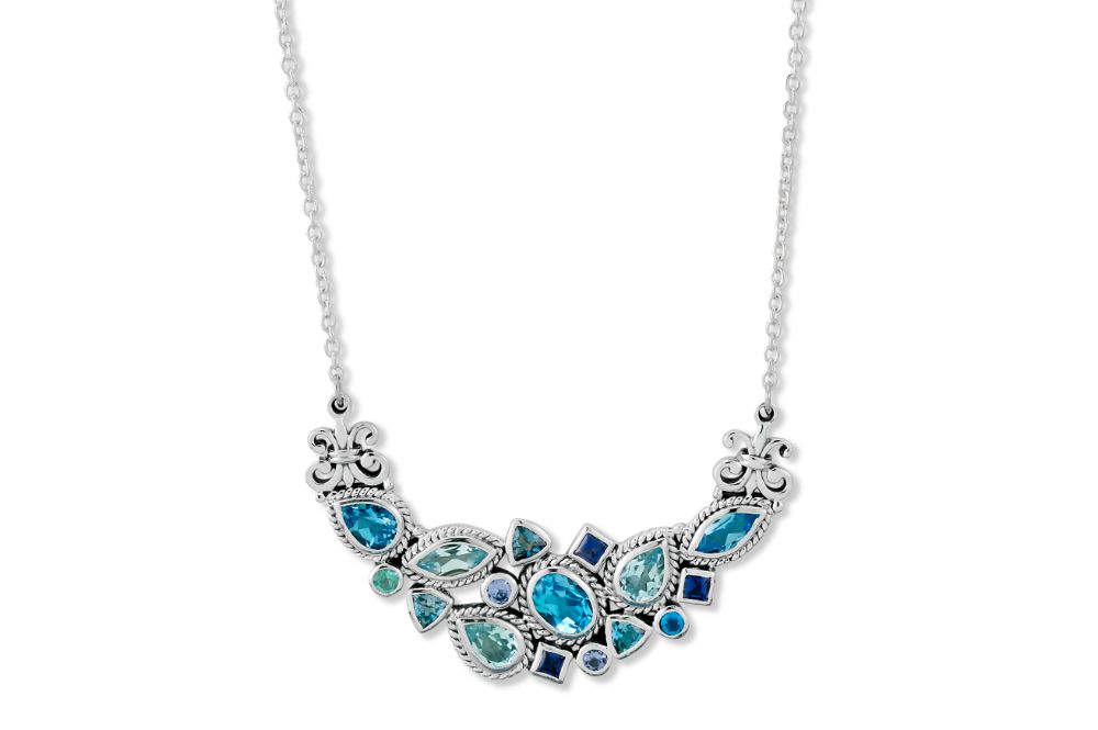 Serendipity Necklace- Blue Multi