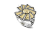 Samuel B. RING Setir Ring Silver And Gold / 5