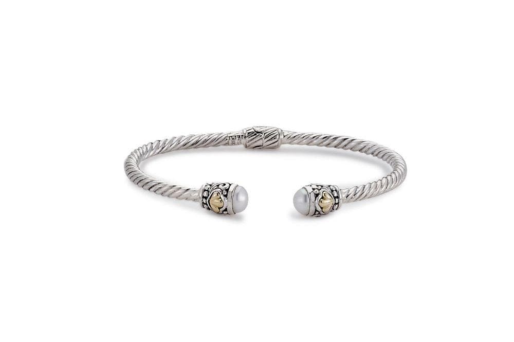 Samuel B. BANGLE Sienna Bangle- White Pearl White Pearl