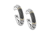 Samuel B EARRING Simpai Earrings Black Spinel