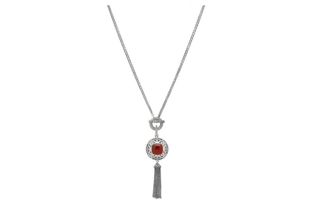 Samuel B. NECKLACE Sonora Necklace- Carnelian Carnelian
