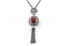 Samuel B. NECKLACE Sonora Necklace- Carnelian Carnelian