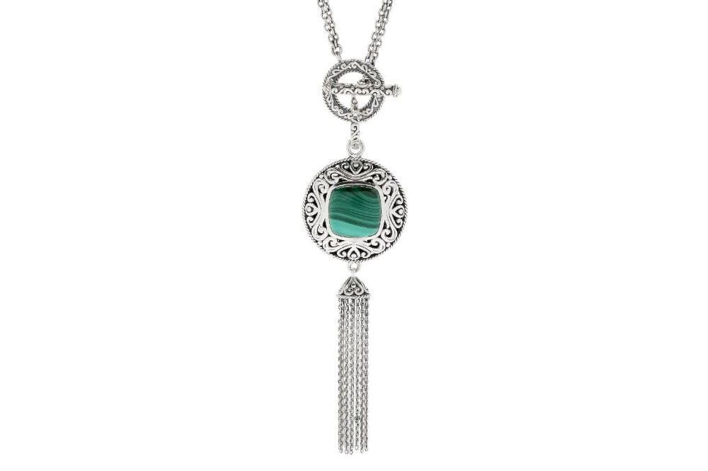Samuel B. NECKLACE Sonora Necklace- Malachite Malachite