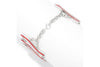 Samuel B. BRACELET Sterling Staircase Bracelet- Coral Coral
