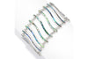 Samuel B BRACELET Sterling Staircase Paua