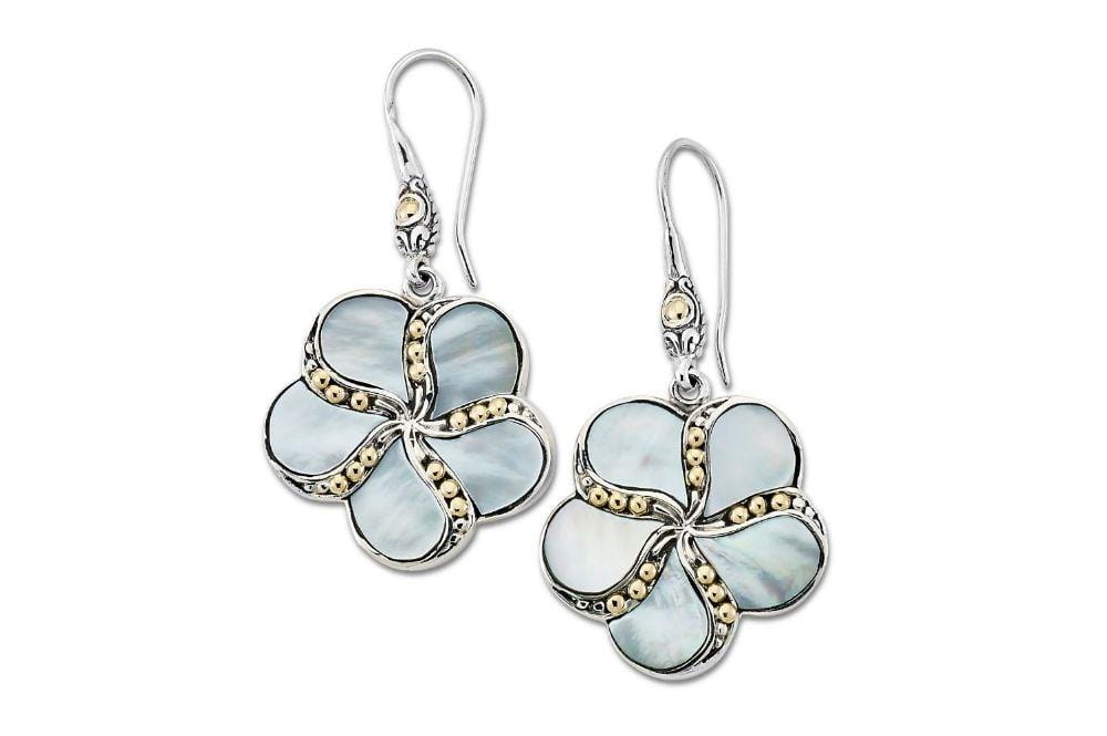 Samuel B. EARRING Sumba Earrings- Mother Of Pearl Mother Of Pearl