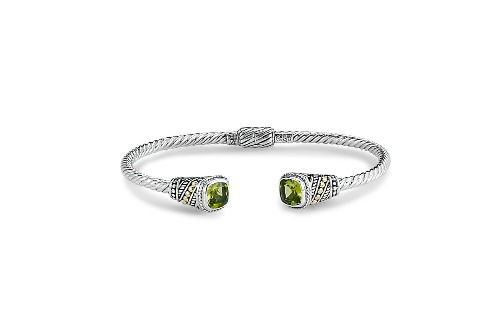 Saboke Bangle- Peridot