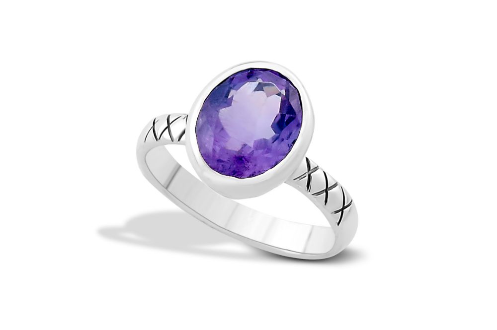 Salah Ring- Amethyst