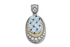 Semeru Pendant- Blue Mother of Pearl
