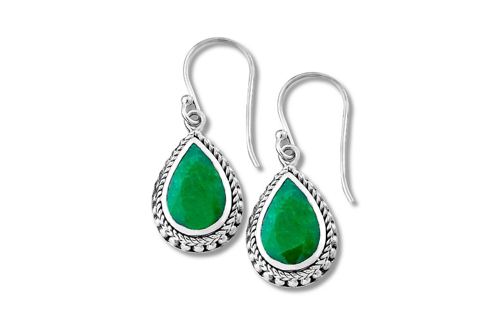 Sempu Earrings- Emerald
