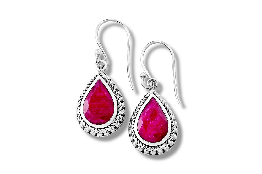 Sempu Earrings- Ruby