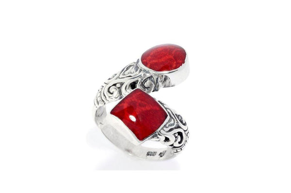 Samuel B. RING Taoyi Ring- Coral Coral / 5