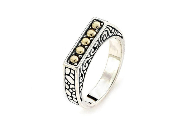 Samuel B. RING Tipis Ring Silver And Gold / 5
