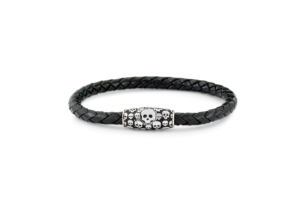 Tobaru Bracelet- Black Leather