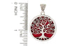 Samuel B. PENDANT Tree Of Life Pendant- Coral Coral