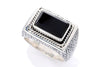 Samuel B RING Tress Ring Onyx / 7.5