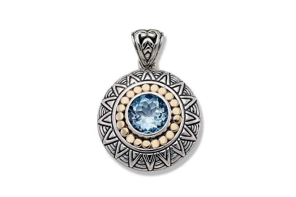 Samuel B PENDANT Tribe Pendant Blue Topaz