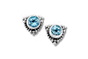 Tangku Earrings- Blue Topaz