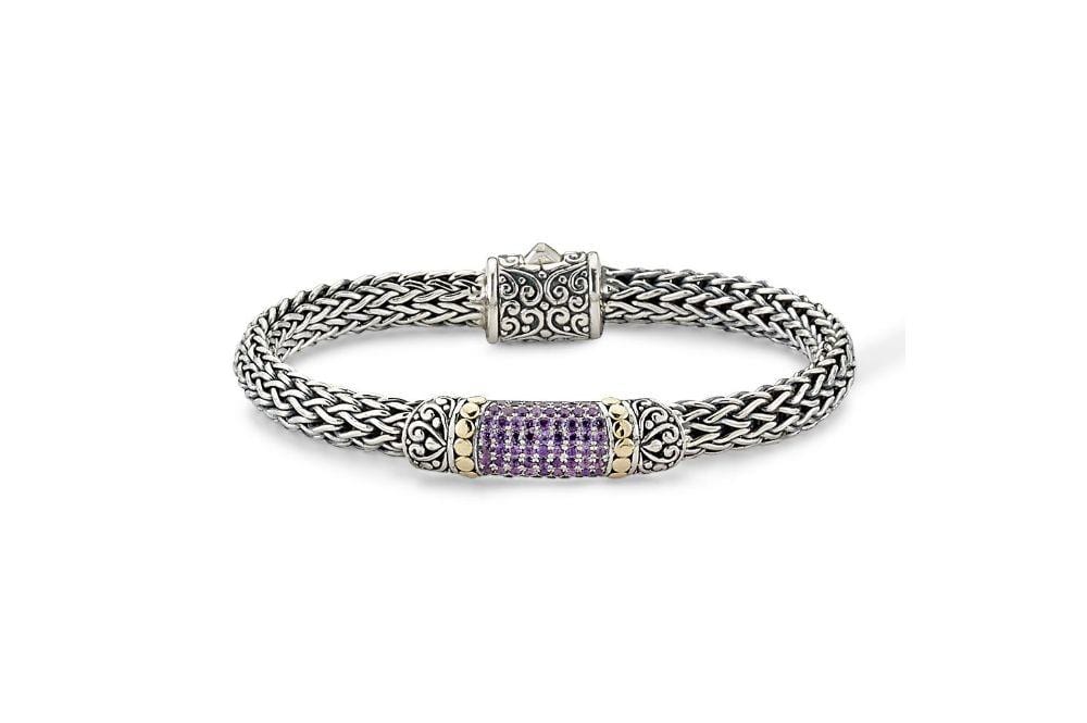 Samuel B. BRACELET Ubud Bracelet- Amethyst Amethyst / 5.5"