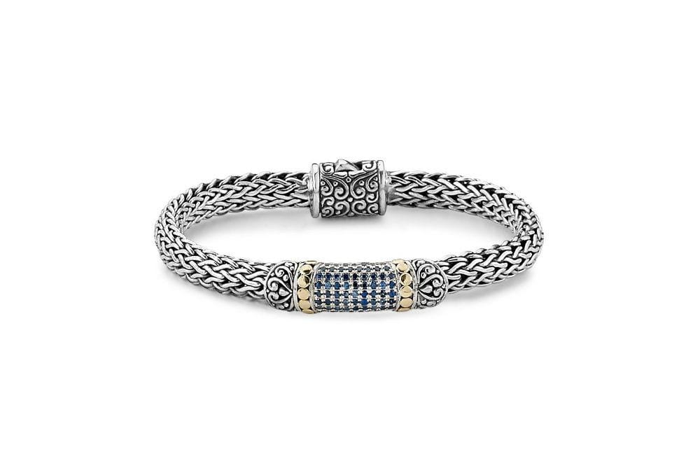 Samuel B. BRACELET Ubud Bracelet- Blue Sapphire Blue Sapphire / 5.5"