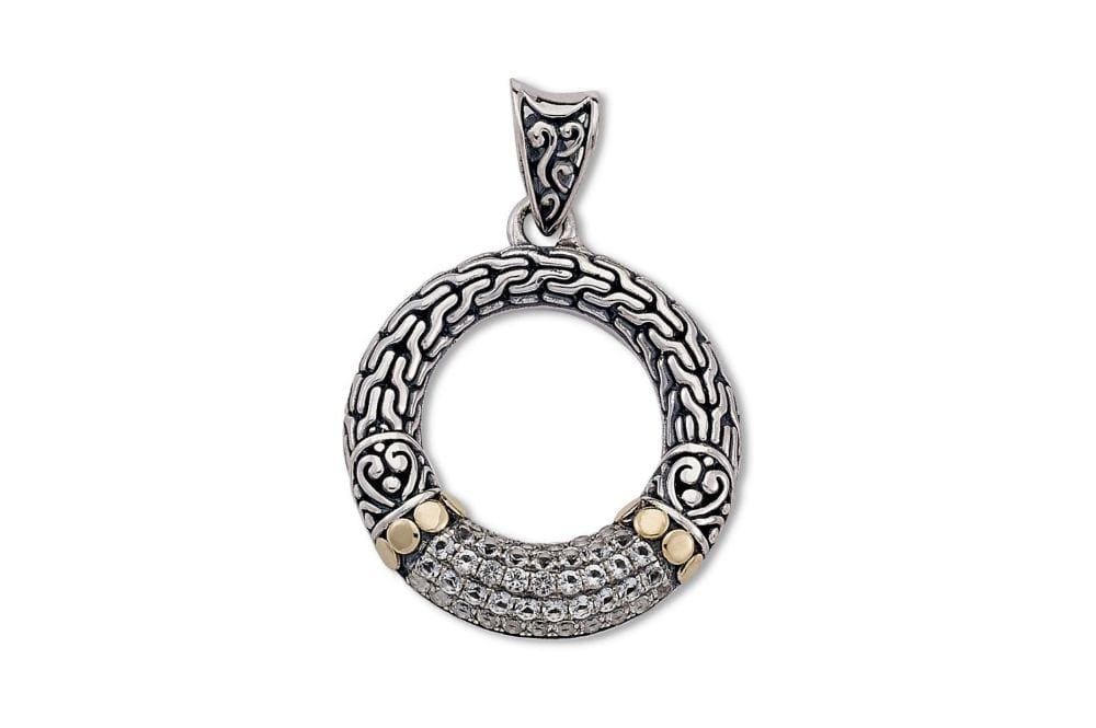 Samuel B. PENDANT Ubud Pendant- White Topaz White Topaz