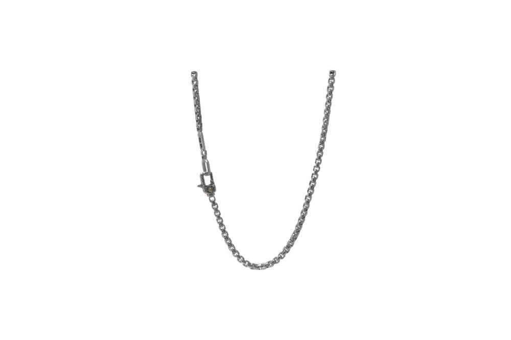 Samuel B CHAIN Venetian Box Chain Silver And Gold