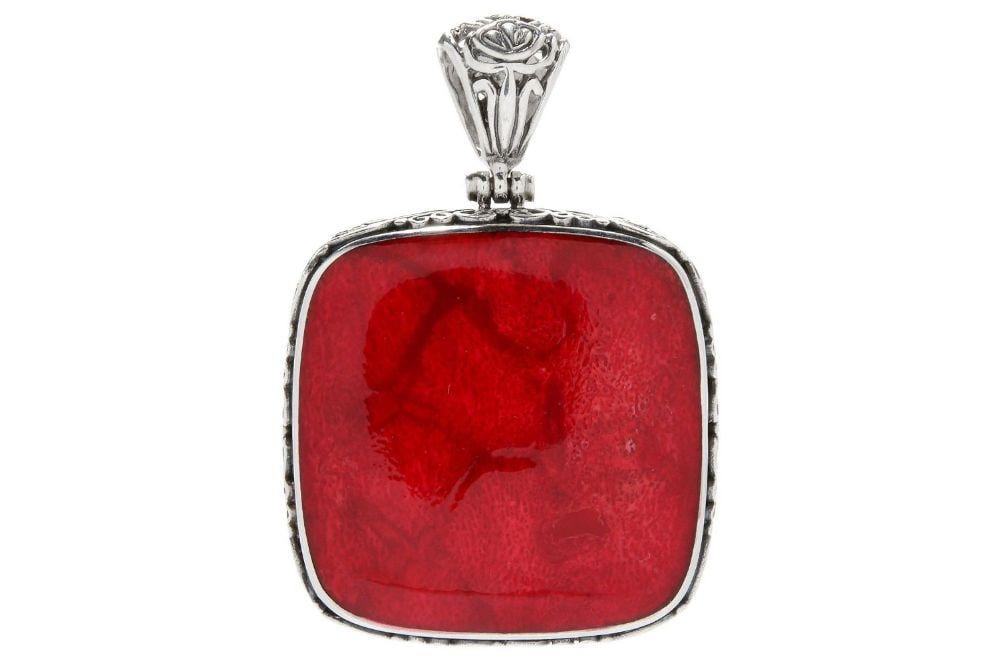 Samuel B. PENDANT Ventana Pendant- Coral Coral