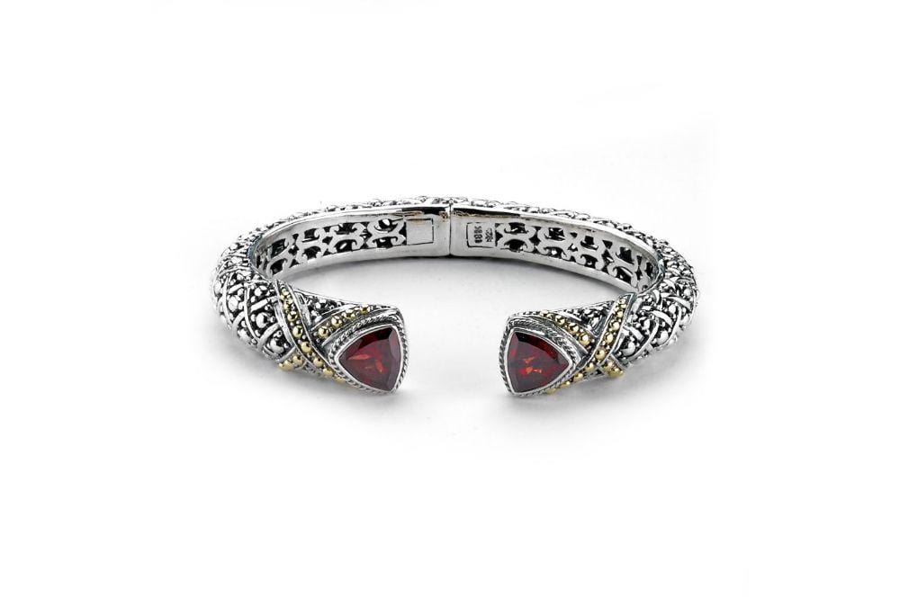 Samuel B. BANGLE Vivace Bangle- Garnet Garnet