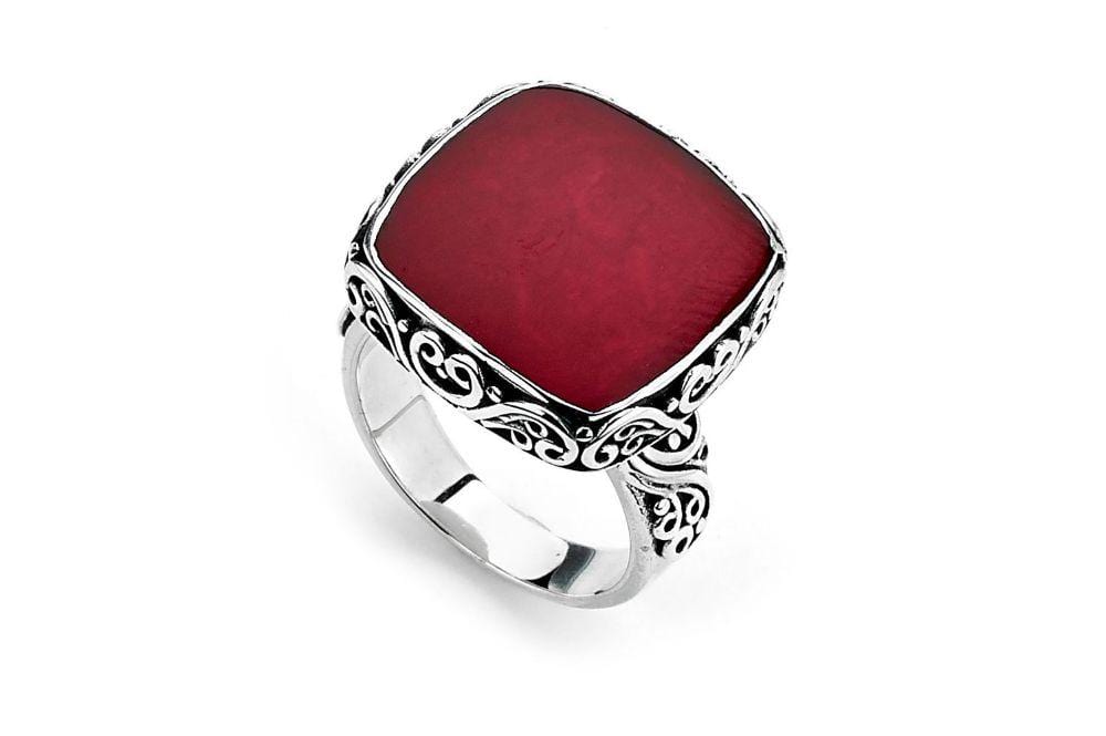 Samuel B. RING Wander Ring- Coral Coral / 5