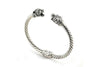 Samuel B. BANGLE Warring Panthers Bangle Silver