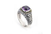 Samuel B. RING Zion Ring- Amethyst Amethyst / 5