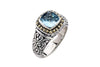 Samuel B RING Zion Ring Blue Topaz / 5