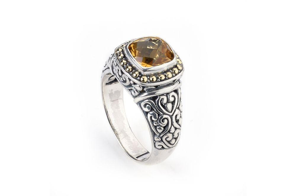 Samuel B. RING Zion Ring- Citrine Citrine / 5