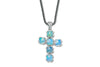 Glow Cross Pendant- Opal