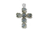 Glow Cross Pendant- Labradorite