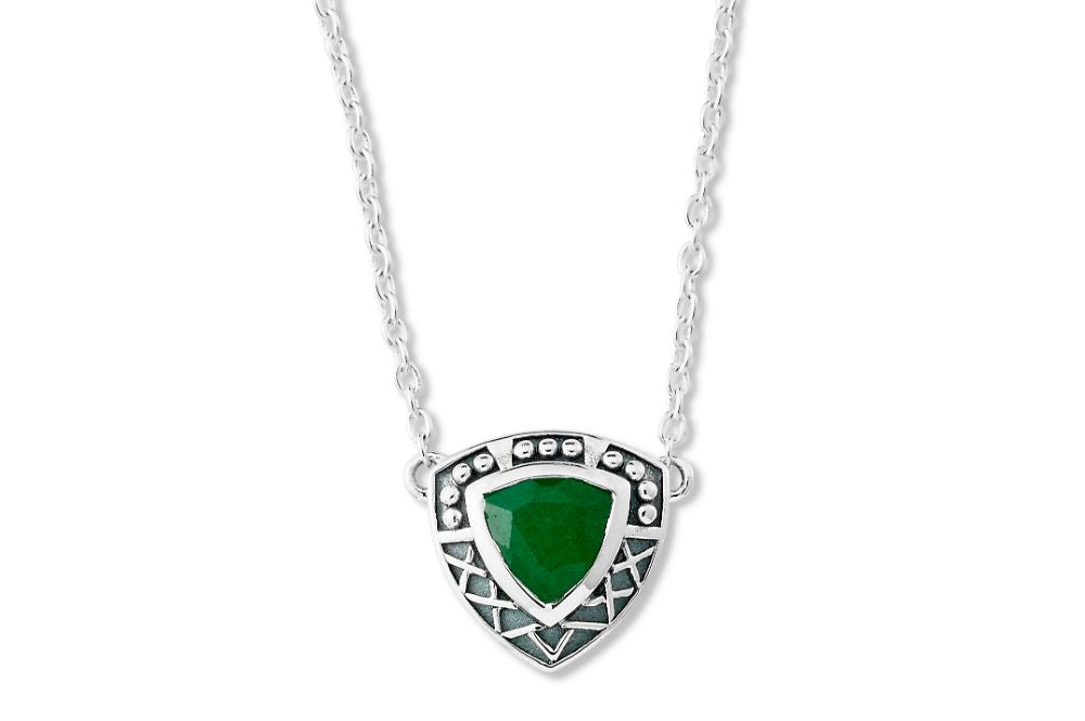 Anna Necklace- Emerald