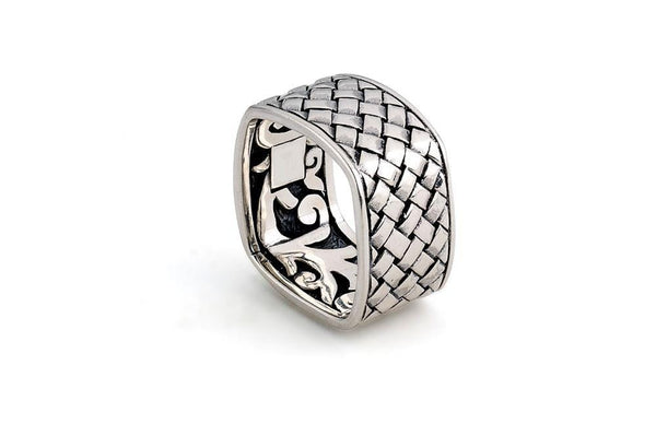 Samuel B. RING Celuk Weave Ring Silver / 7.5