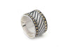 Samuel B RING CICERO RING SILVER AND GOLD / 7